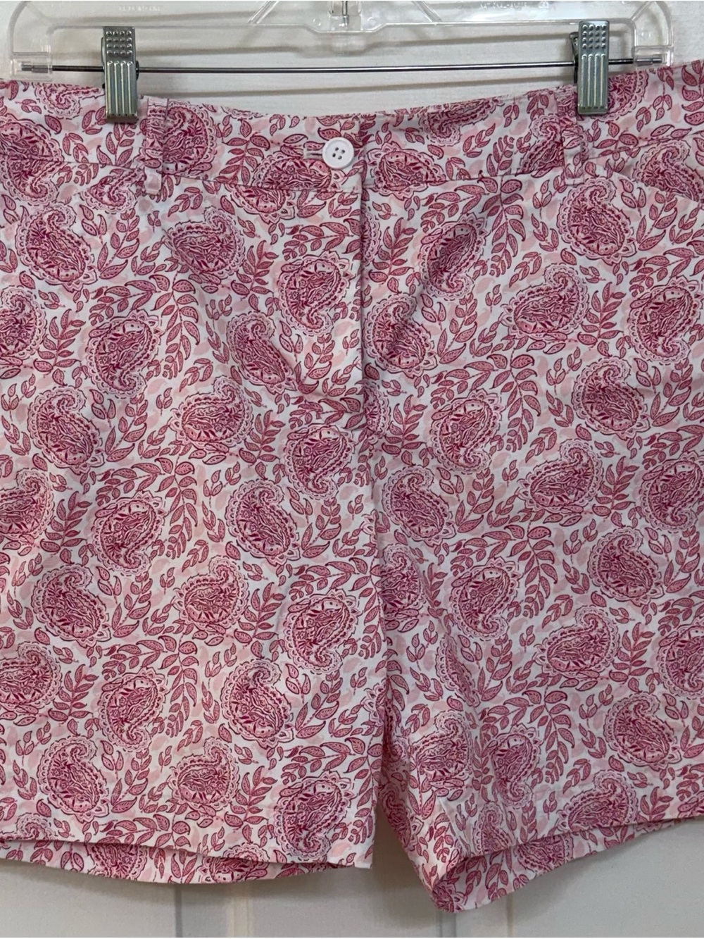 Talbot’s size 12 Women's Pink Paisley Print Shorts